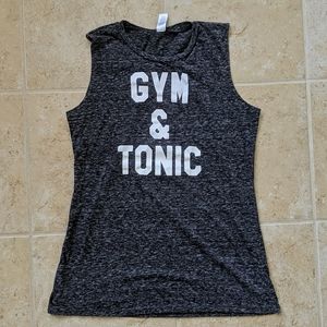 Gym and tonic muscle tank